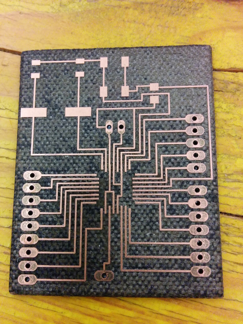 Laser Cutting a PCB with a CO2/Fiber Trotec laser cutter